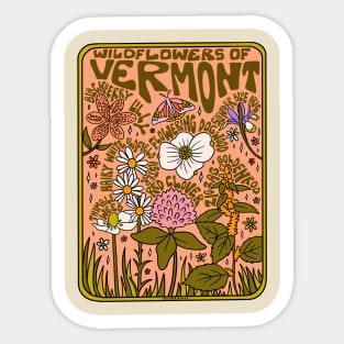 Vermont Wildflowers Sticker